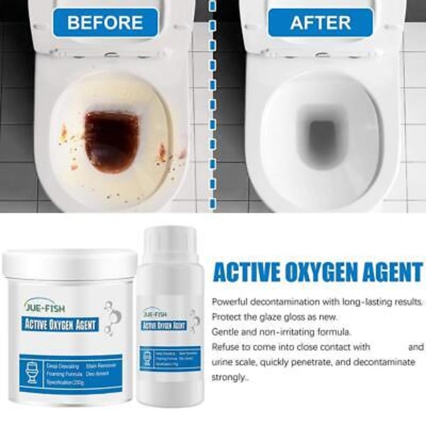 ♘Touch-Free Brusande Skum Toalettrengöring, Snabb Toalettrengöring Skumpulver 110g 1pcs