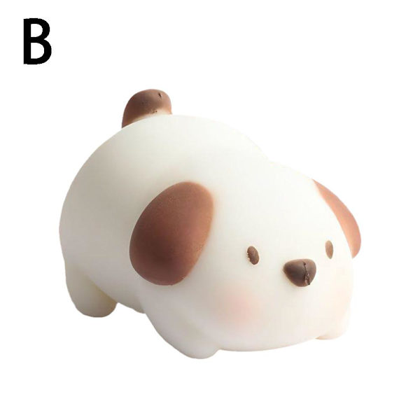 Hund Gris Enhörning Squishy Mjuk Kläm Nypa Leksak För Barn Och Barn dog one-size