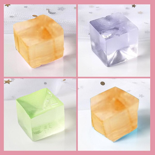 Mini Isblock Leksak Stressboll Leksak Ny Transparent Lot L5 Kub Fidget F6Y6 T3U6 green one-size