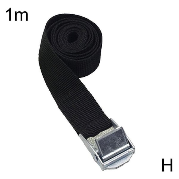 1 Pack 100cm Heavy Duty Ratchet Tie Down Bands with Cam SAL For black One-size