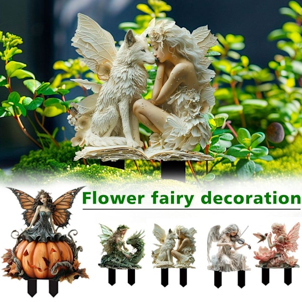 Wmool Bohemisk Fe Blomkruka Dekoration, Fe Planter Blomkrukor, Fe Trädgårdstillbehör, Handgjord Akryl Bohemisk Blomkruka för BlackE E