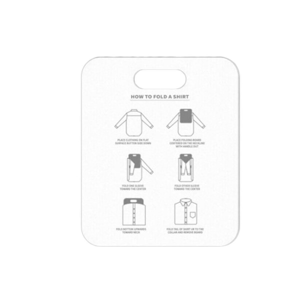 Hushålls T-Shirt Folding Board Mapp Kläder Large Access HOT white One-size