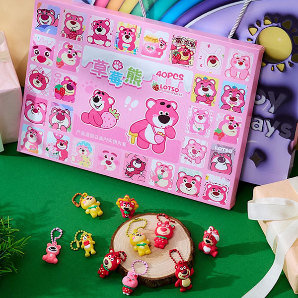 Sanrio Jordgubbsbjörn Hål Musik Barnpresenter Hänge Docka Rolig Present Poke Helgdag S3S5 C Eggie Party onesize
