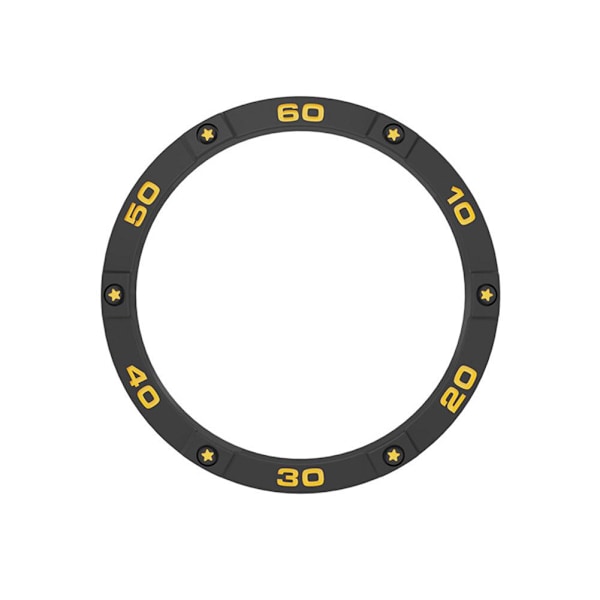 för Xiaomi Watch S3 Bezel Skyddsfodral Anti-kollisionsskydd Nytt black gold for Xiaomi watch S3
