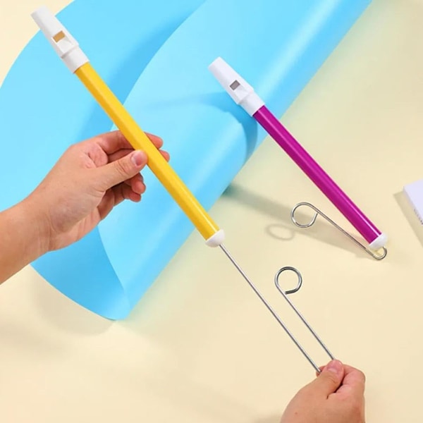 Rtyweth Glissandoflöjt Instrument Barn Musikleksaker Förälder-Barn Roliga Spel Musikinstrument Gåva K7R7 Rolig Blue One size