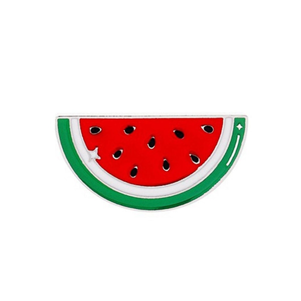 Vattenmelon Emaljnål: Söta Emaljnålar - Fruktformad Tecknad Broschnål för Sommarfödelsedag Kavajkrage Tillbehör Väskor style2 One size