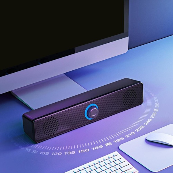 Lång Trådbunden Bluetooth Högtalare~ Y6P1 F8L9 R5N5 M8R6 V8F5 blackB Wired+Bluetooth