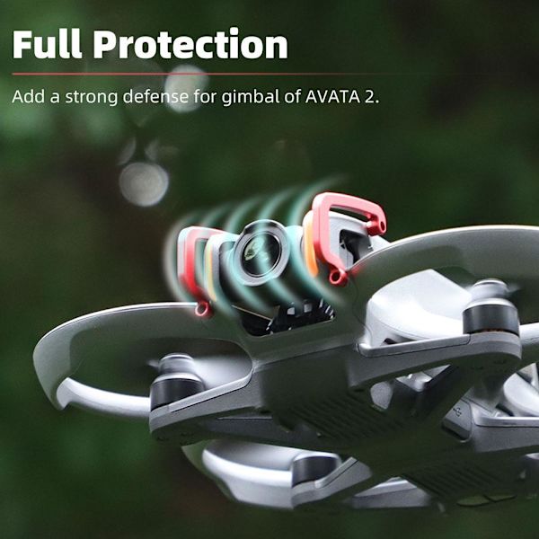 Gimbal Bumper PTZ Skyddsram För Avata 2 Aluminium Skydd Legering S1N4 M9K3 red For DJI Avata 2