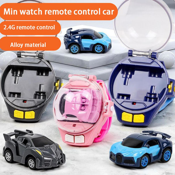 RC Racing Kids Mini Racing Car Fjärrkontroll Klockor Toy USB Ch pink one size