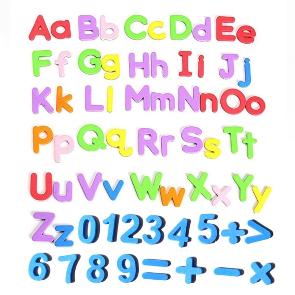 26 ST ABC Magnetiska bokstäver Set Rörlig skumbubbla Gemen eller MulticolorA 26pcs capital letters