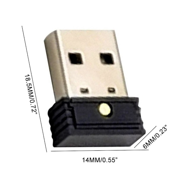 1 st USB-musjiggler, Oupptäckbar automatisk datorrörelse, Håll datorn aktiv, Simulera mus K7Q1