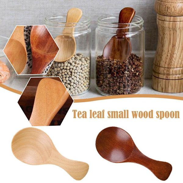 Träslev Matlagningsredskap Verktyg Soppa Tesked Catering Nytt För Kök M9P4 Wood color 1pcs