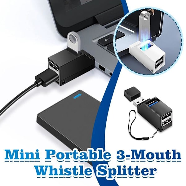 USB3.0 Type-C Multi-interface HUB Hub Splitter Ny W2N6 White 1set