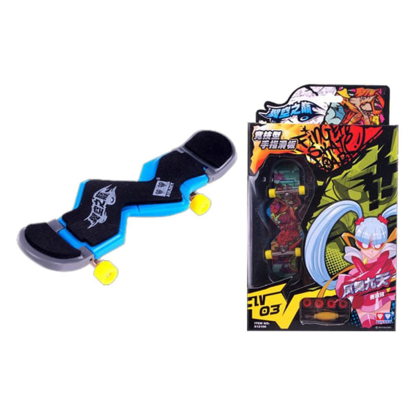 Professionell Finger Skateboard Trä Gripbräda leksak med Beari D one-size