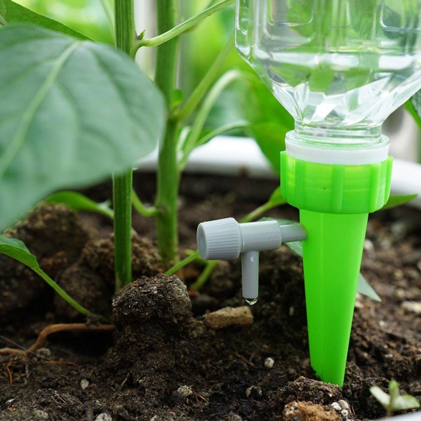 Självvattnande spikar Plant Garden Automatisk vattenflaska dropp Ir A 1pcs 6pcs