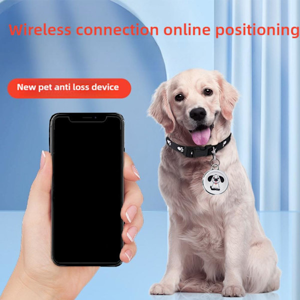 Pet Locator Trådlös Vattentät Anti-förlorad Halsband Smart Enhet P7F8 O1U9 4 1pcs