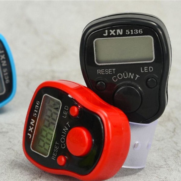LED Digital nummerräknare Stegräknare Handhållen räknare Klick✨w Stickning U7G