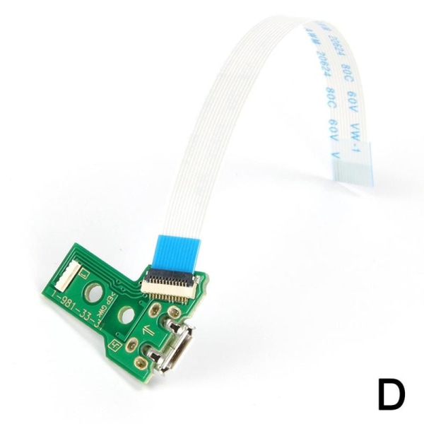 PS4 Controller Micro USB Laddningsuttag Kretskortportkabel green JDS040