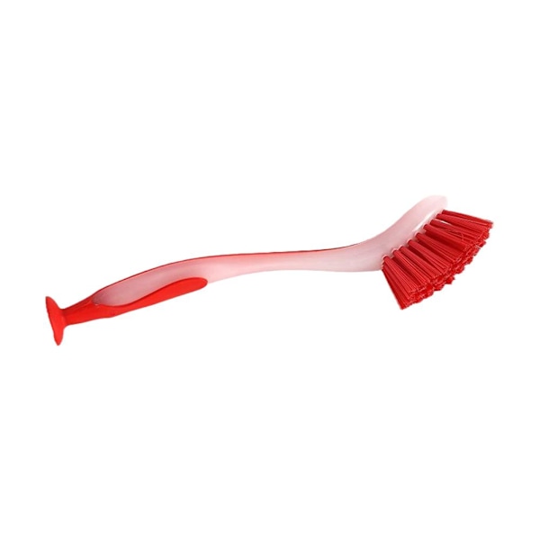 Praktisk Vertikal Multifunktionell Diskbänksborste Borste Gryta Diskning D9v8 red 1pcs