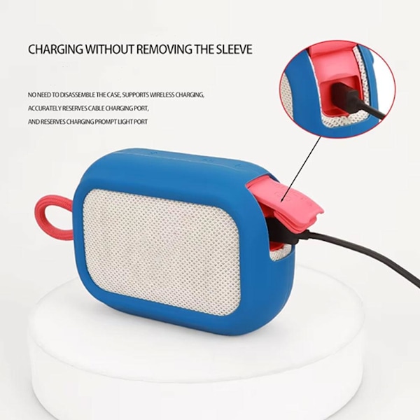 För SoundCore Select 4 Go Bluetooth Högtalare Skyddsfodral Silikonskydd L1N3 Blue 1set