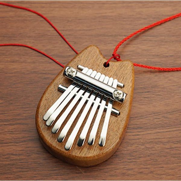 8 Tangenter Utsökt Finger Tumme Piano Gåva Mini Tumme Piano Perfekt för Nybörjare W3K9 Teardrop One size