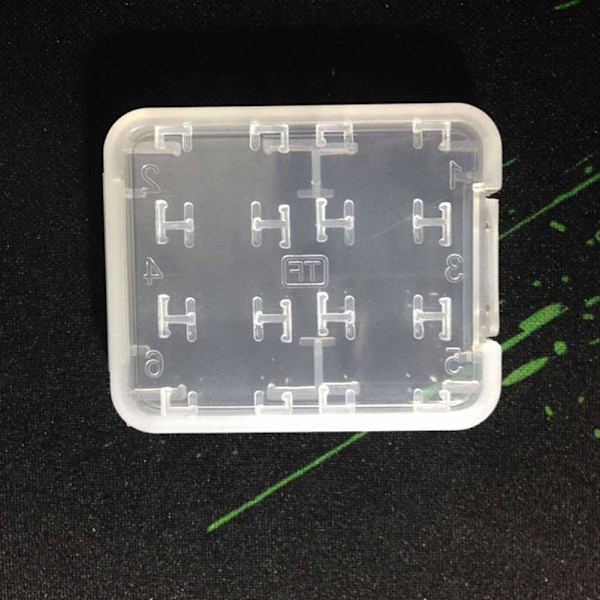 1 st Skyddshållare Mikrobox För SD SDHC TF MS Minneskort Förvaringsfodral S1Z2