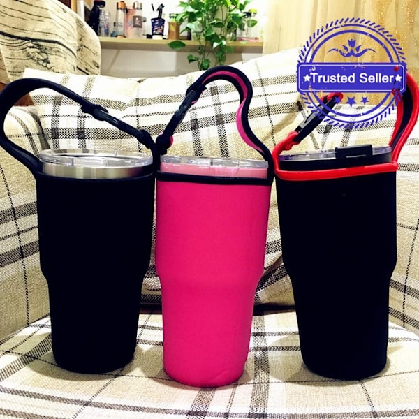 Muggväska Isolerande Kopp Mugghållare Flaskväska Skyddsfodral För 30oz Isbar Kopp Muggskydd C5i9 sky blue 1pcs