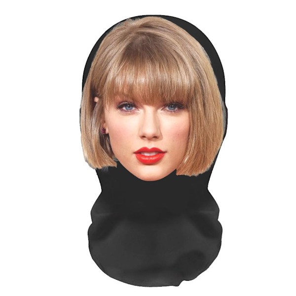 Taylor Swift 3D Mask Lisa 3D-Printad Rolig Huvtröja Ansikte Show Parodi Knepig Balaclava 1-Taylor 1 Pc