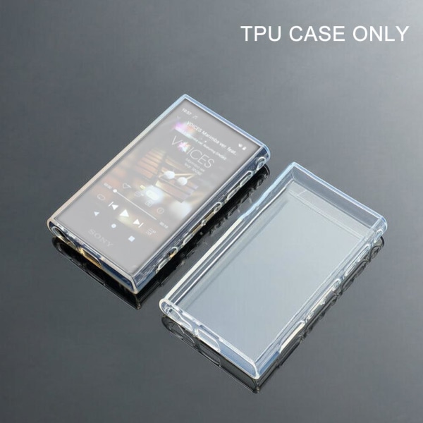 Mjukt TPU- case för SONY Walkman NW-A300 NW-A306 NW-A307 transparent black one-size