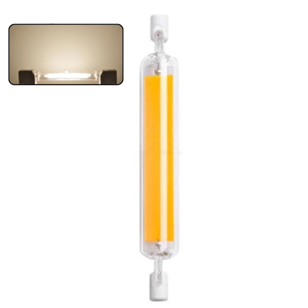 R7S COB 78mm 20W LED-lampa Halogen Dimbar Rör Glas 10W Ersättning yellowA 78mm