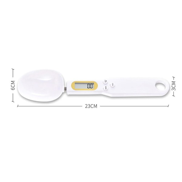Elektronisk köksmåttsked Matvåg Digital LCD Demonterbar Design Digital G7e7 white One-size