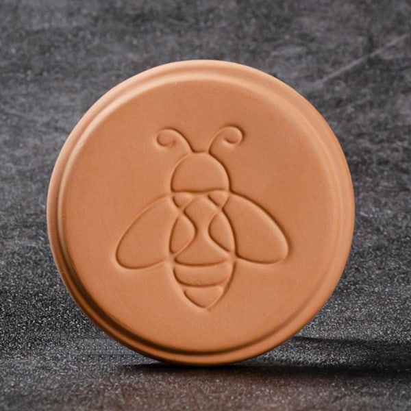 Terracotta Brun Farinsockerförvarare, Återanvändbar Brun Farinsockerförvarare för Matförvaringsbehållare, Brun Farinsockerskiva för att Bibehålla Matens Fukt i S Bee 1pcs