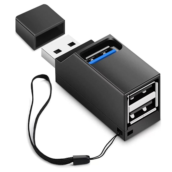 USB3.0 Type-C Multi-interface HUB Hub Splitter Ny W2N6 Black 1set