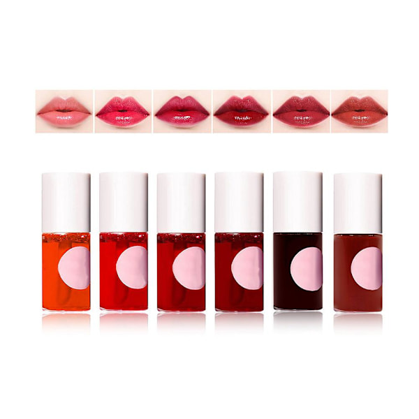 Läppglans Set, Matt Sammet Läppglans Vattenbaserad Läppglans Läpp & Kind- 01 7.1ML