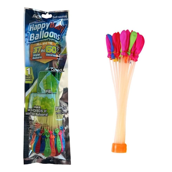 Påsfyllning Vattenballonger Rolig Sommar Utomhusleksak Ballongpaket Vattenballonger Bomber R2p1 37pcs one-size