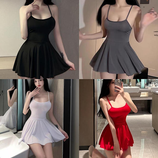 Dam En-del Nattlinne ο} I6Y9 L6R6 P1C2 Red One size