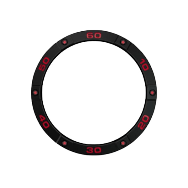 för Xiaomi Watch S3 Bezel Skyddsfodral Anti-kollisionsskydd Nytt black red for Xiaomi watch S3