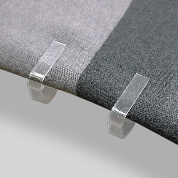 4st/ set Multifunktionsduk Bords Clips Hållare Anti-slip Transparent One-size