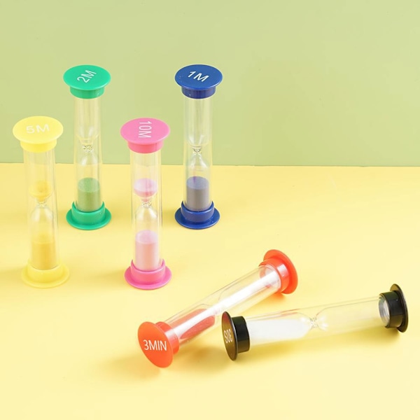 1/2/3/5/10 Minuters Sand Ägg Timer Undervisningsspel Tandborstning Timing Sekund~ green One-size