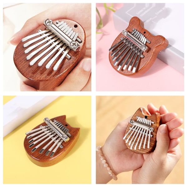 Mini Thumb Piano 8 Tone Mini Kalimba Finger Piano Portable Instr 02 onesize