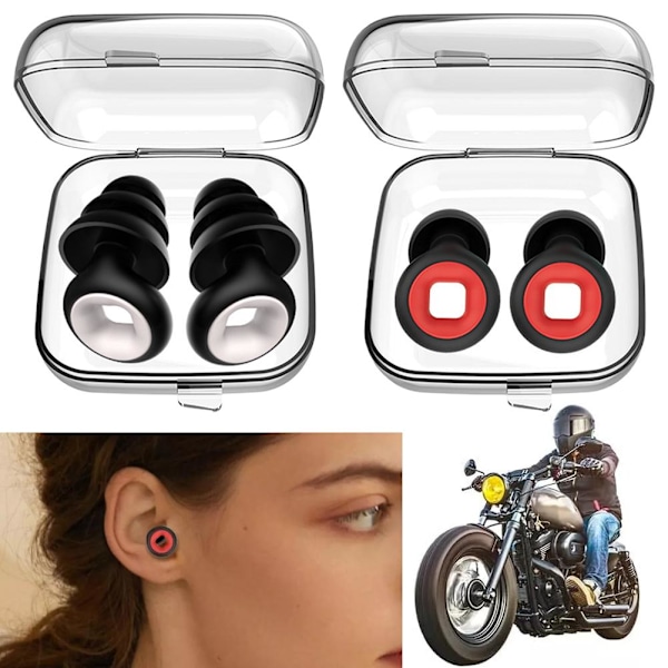 Motorcykel Immersion Anti-brus Öronproppar Ljudreducerande Öronproppar Skyddande J9s0 A 1set
