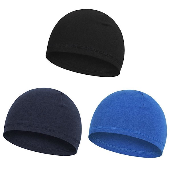 Tunn Sportmössa Fukttransporterande Andningsbar B0J2 ию Hjälmfoder ♤♤ Deep Blue 1pcs