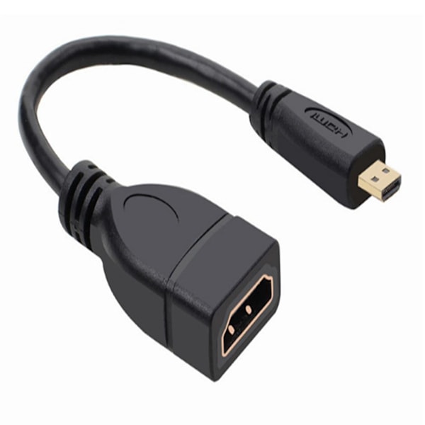 Micro HDMI till HDMI Dataöverföring 4K 60Hz Kabel För Raspberry 15cm Hero HDTV 7 Pi 6 4 5/Pi A6000 Kamera