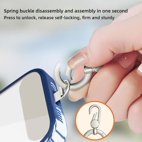 Universal Mobiltelefon Sling Rep Kort Clip Telefon Snodd Packning Patch ho t U5O6 Camel 1pcs