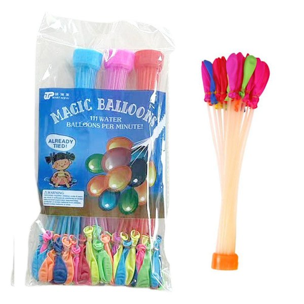 Påsfyllning Vattenballonger Rolig Sommar Utomhusleksak Ballongpaket Vattenballonger Bomber R2p1 111pcs one-size
