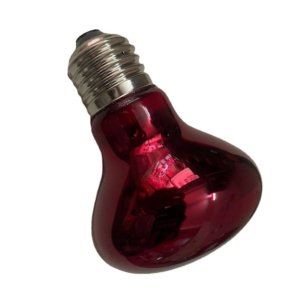 Infraröd Solar Basking Spot Reptil Värmelampa (E27) Terrarielampa♤ Wine redC 50W