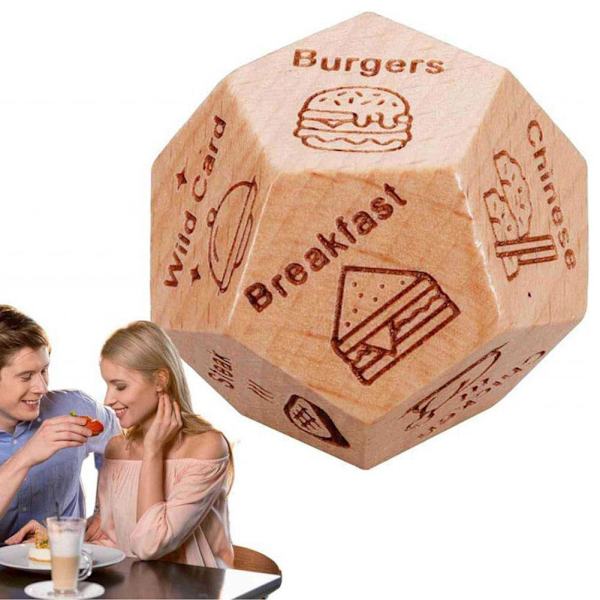 Date Night Tärningar Idé Födelsedag Årsdag Par Presenter till Hennes Honom Pojkvän UK C 1pcs