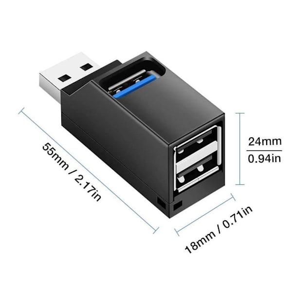 USB3.0 Type-C Multi-interface HUB Hub Splitter Ny W2N6 White 1set