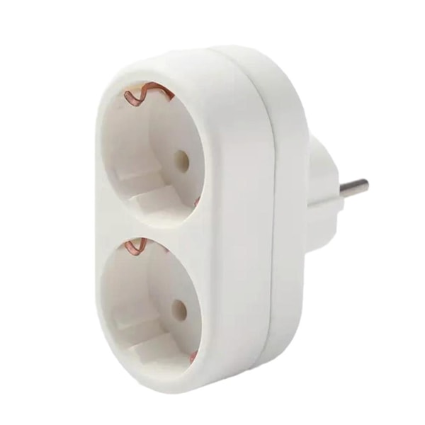 AC 250V EU Standard 1 till 2 Vägs Europeisk Konvertering 1K9D Kontakt Adapter K6