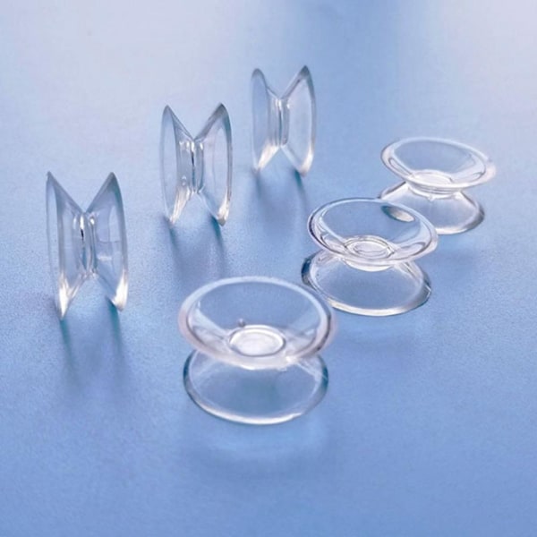 20,30,35,50 mm Dubbelsidiga sugkoppar klar plastgummi Win TransparentC 35mm 20pcs